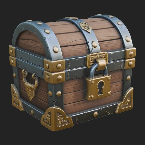 Treasure Chest Model Design 14