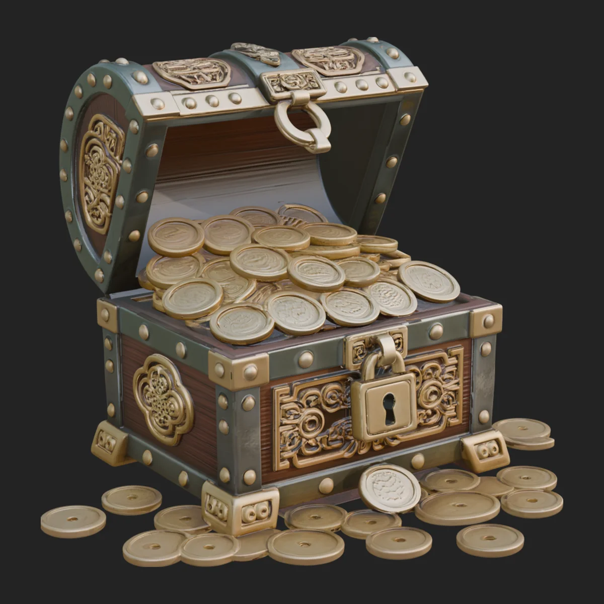 Treasure Chest Model Design 3