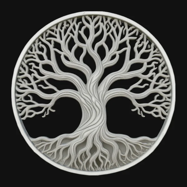 Tree of Life Medallion Pendant Design 5