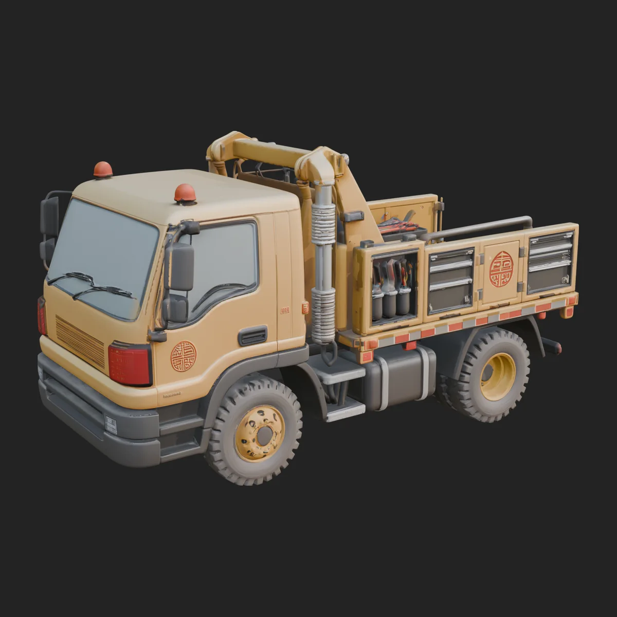 Utility Service Truck Model Design 1