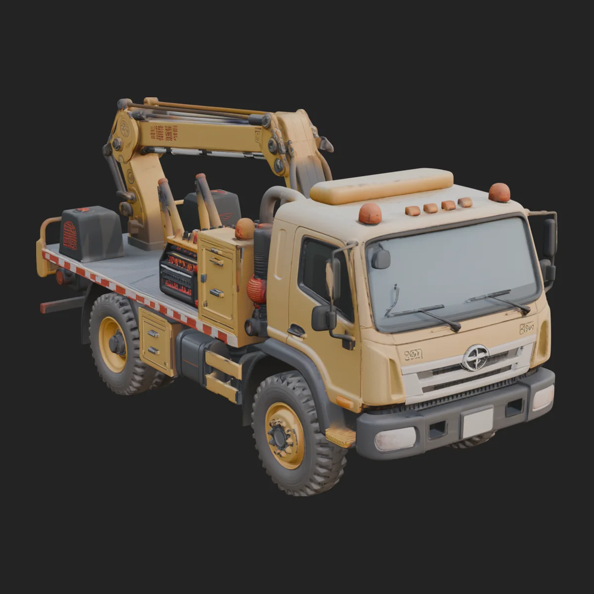 Utility Service Truck Model Design 4