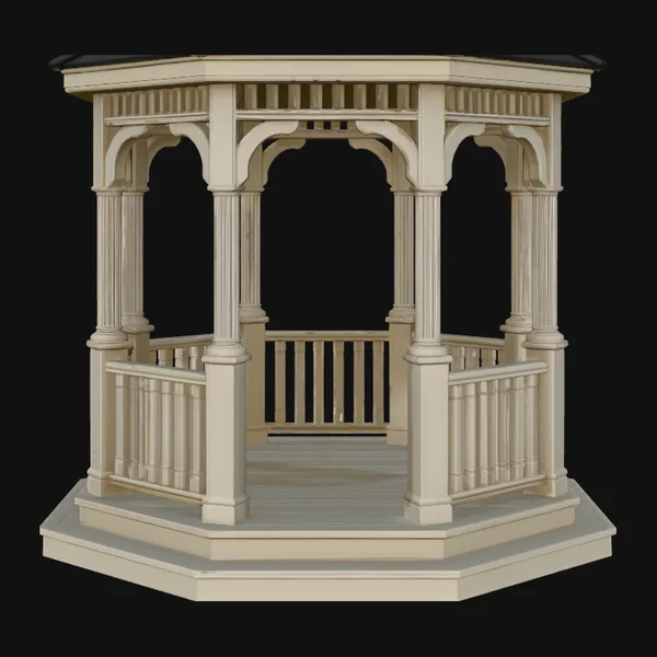 Victorian Garden Gazebo Model Design 4
