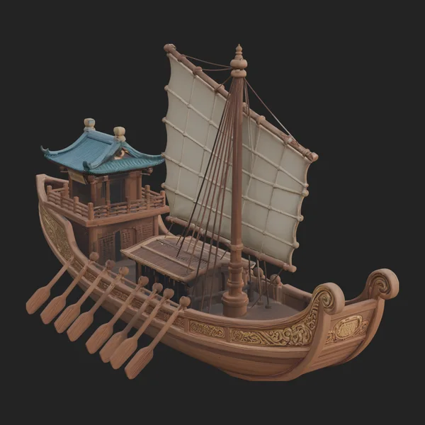Viking Longship Model Design 17