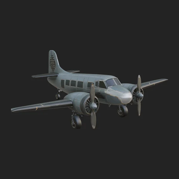 Vintage Airliner Plane Model Design 10