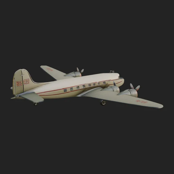 Vintage Airliner Plane Model Design 11