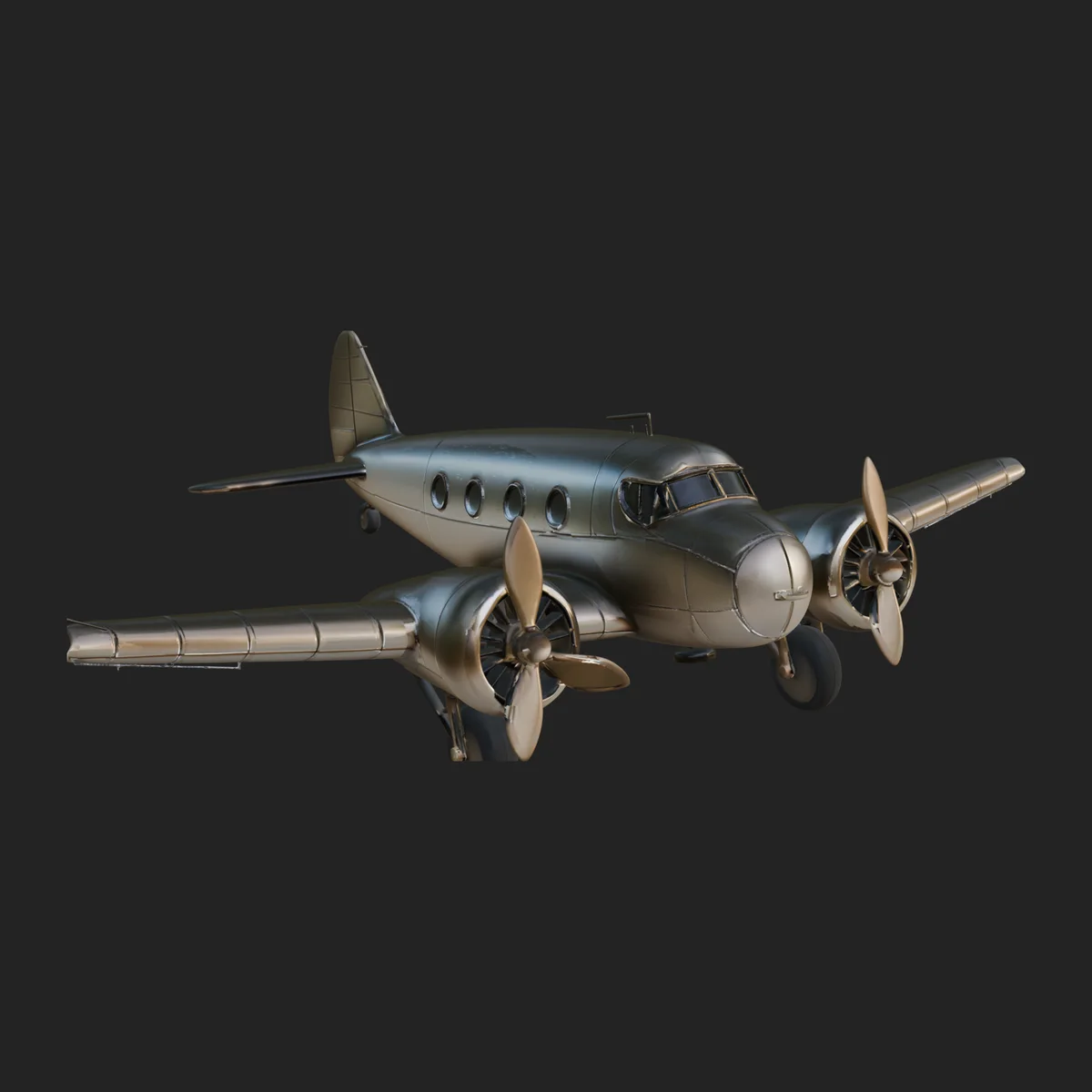 Vintage Airliner Plane Model Design 14