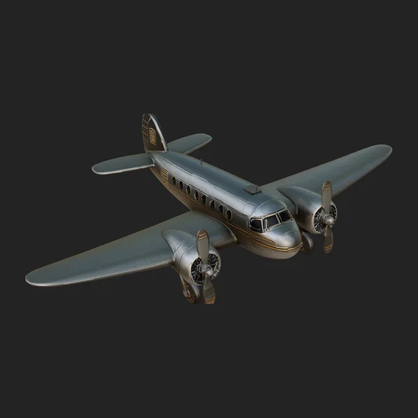Vintage Airliner Plane Model Design 7