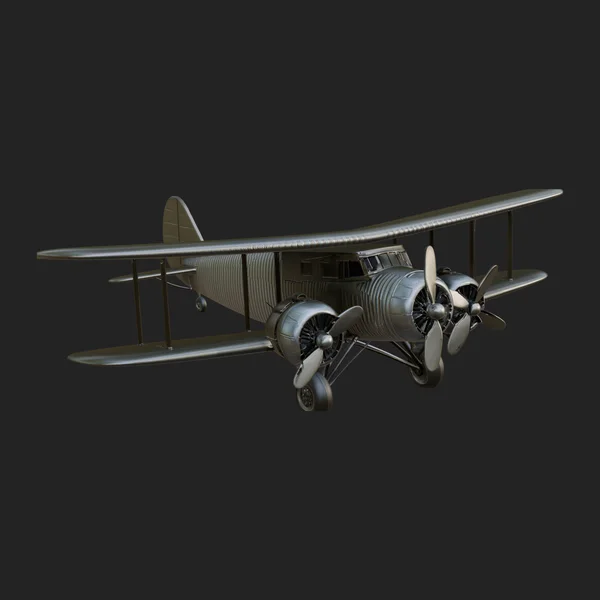 Vintage Biplane Model Design 41