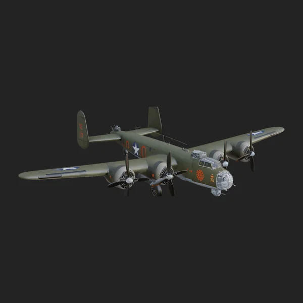 Vintage Bomber Plane Model Design 10