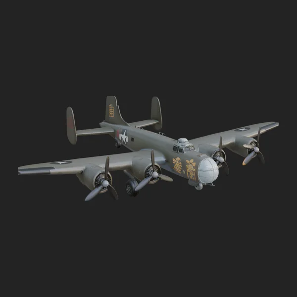 Vintage Bomber Plane Model Design 13