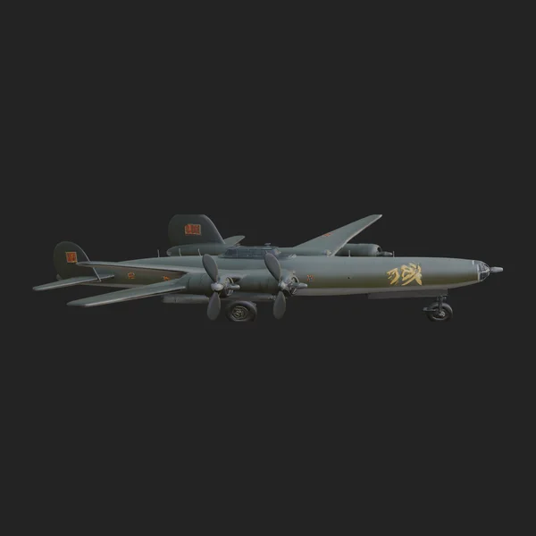 Vintage Bomber Plane Model Design 16
