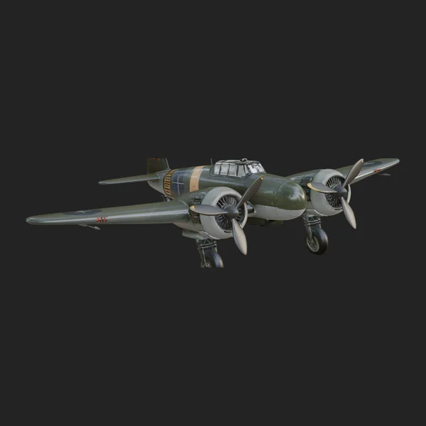 Vintage Bomber Plane Model Design 2