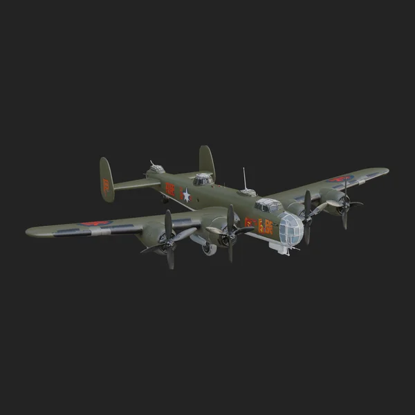 Vintage Bomber Plane Model Design 3