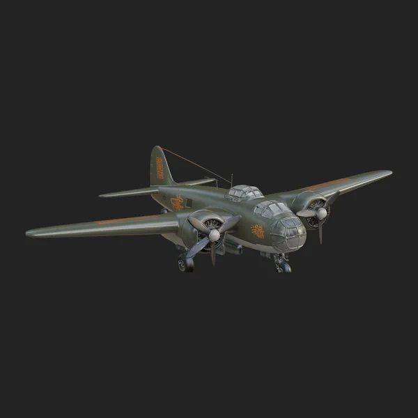 Vintage Bomber Plane Model Design 4