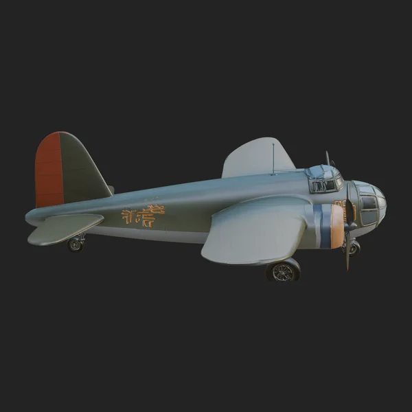 Vintage Bomber Plane Model Design 7