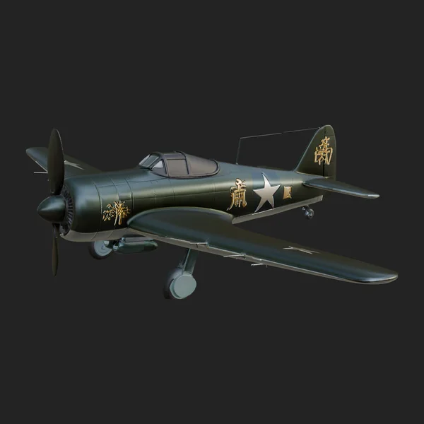 Vintage Fighter Plane Model Design 13
