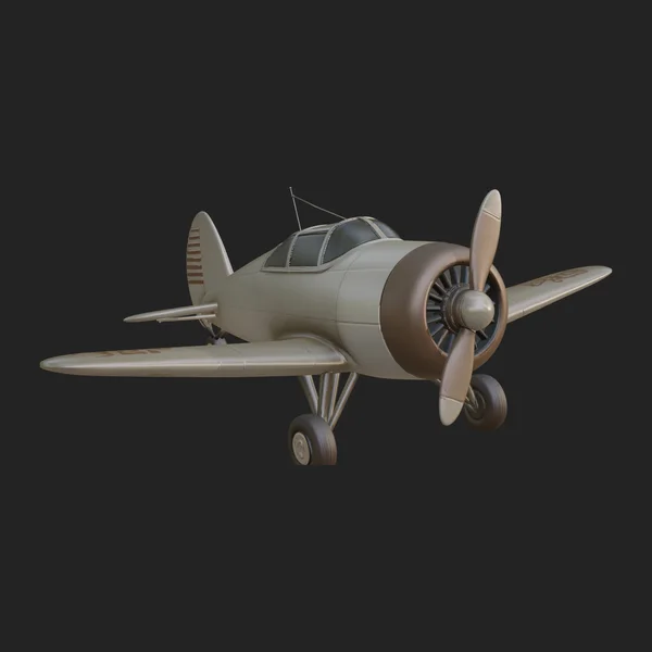 Vintage Fighter Plane Model Design 14