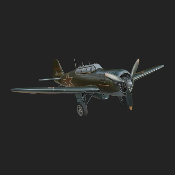 Vintage Fighter Plane Model Design 15