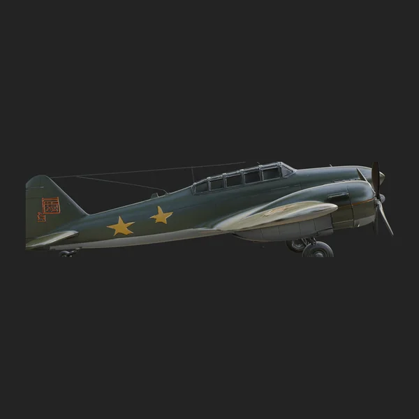Vintage Fighter Plane Model Design 16