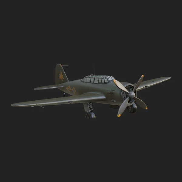 Vintage Fighter Plane Model Design 17