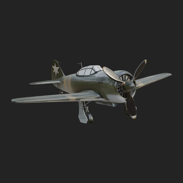 Vintage Fighter Plane Model Design 18