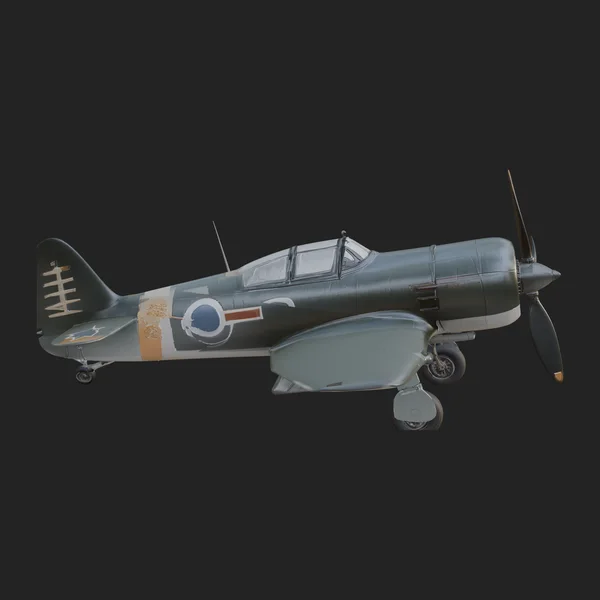 Vintage Fighter Plane Model Design 8