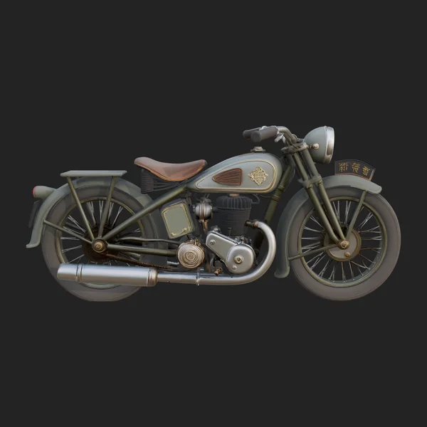 Vintage Motorcycle Model Design 11