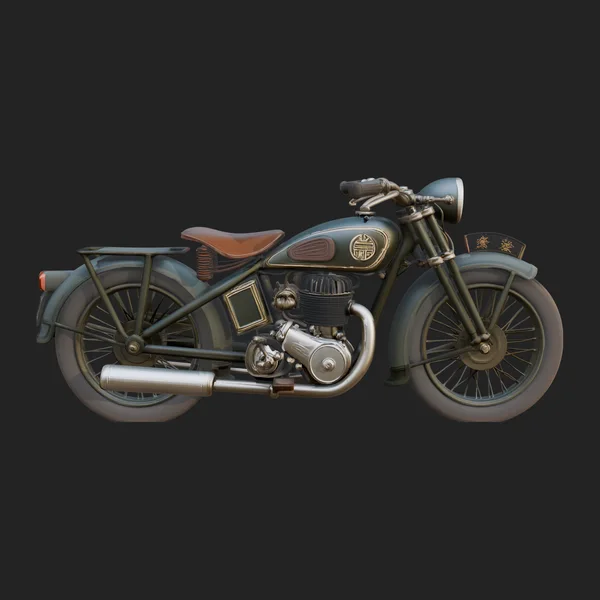 Vintage Motorcycle Model Design 2