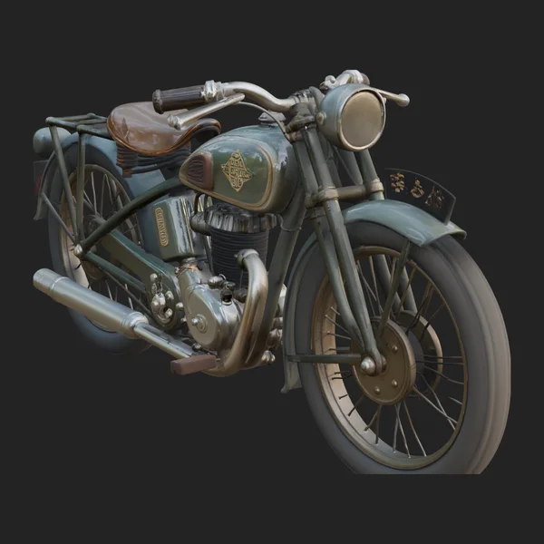 Vintage Motorcycle Model Design 5