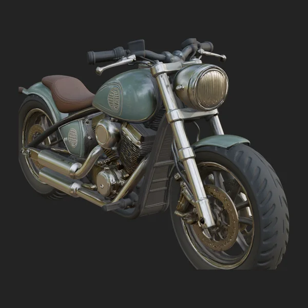 Vintage Motorcycle Model Design 6