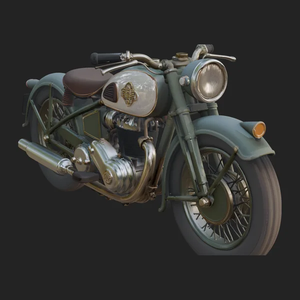 Vintage Motorcycle Model Design 8