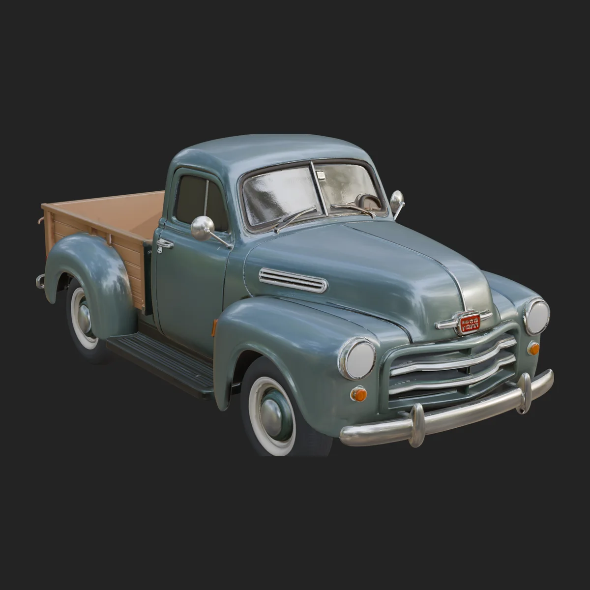 Vintage Pickup Truck Model Design 1