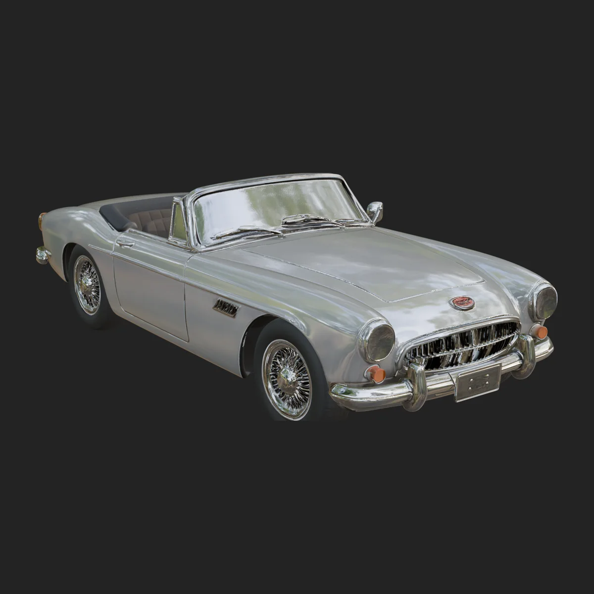 Vintage Roadster Car Model Design 2