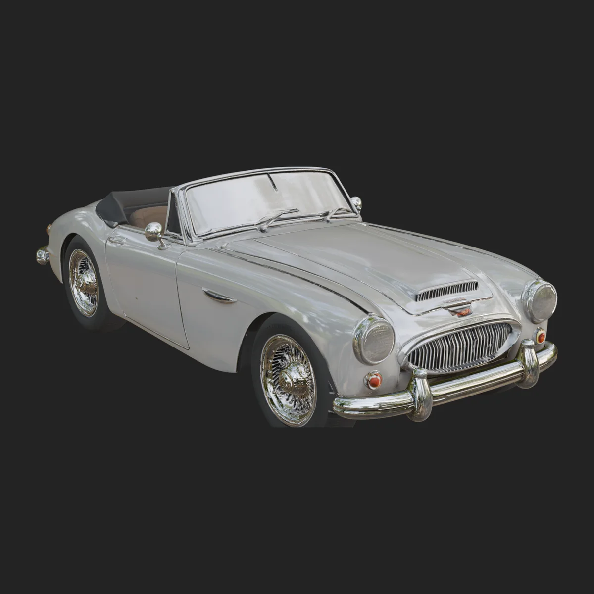 Vintage Roadster Car Model Design 3