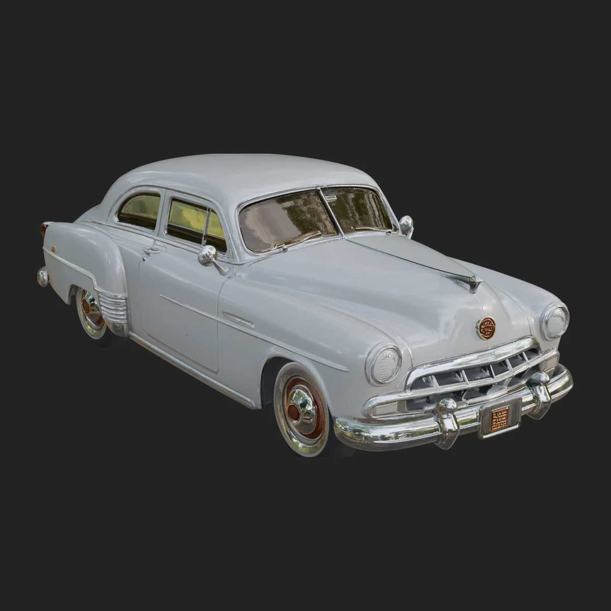 Vintage Sedan Car Model Design 3