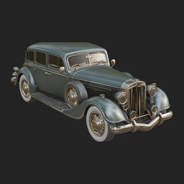 Vintage Sedan Car Model Design 7