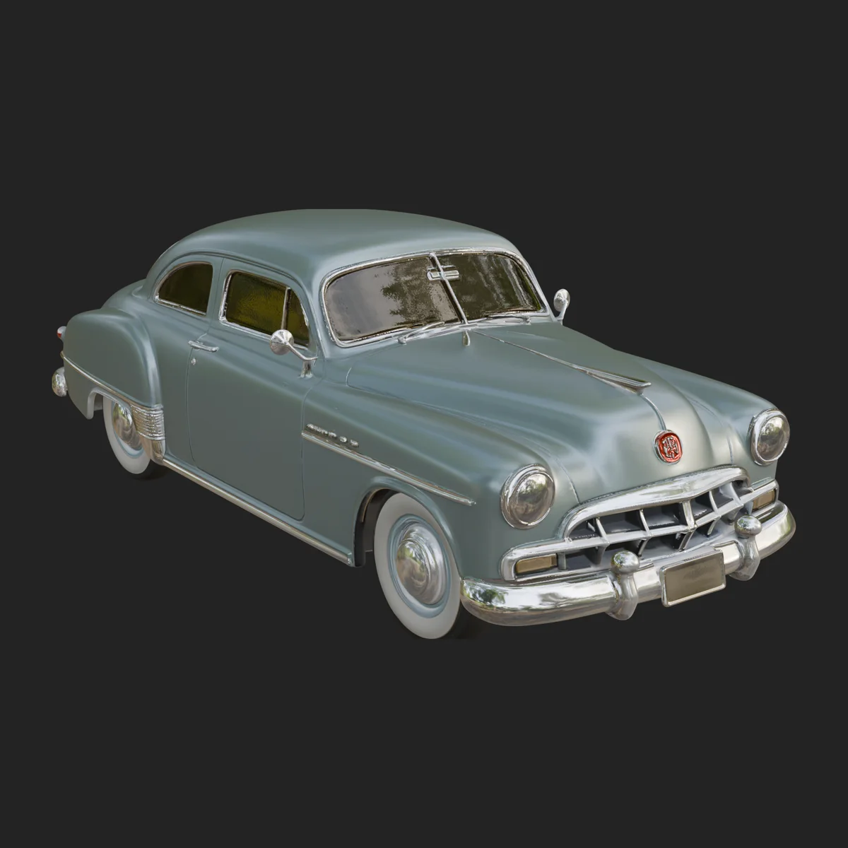 Vintage Sedan Car Model Design 8