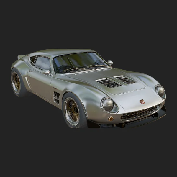 Vintage Sports Coupe Model Design 2