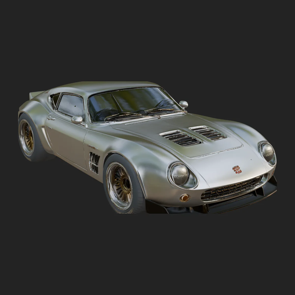 Vintage Sports Coupe Model Design 2