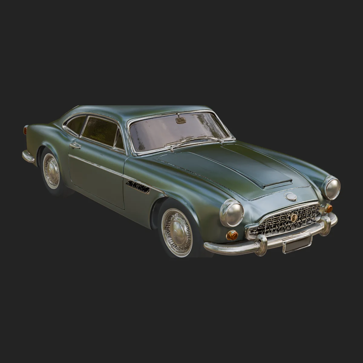 Vintage Sports Coupe Model Design 3
