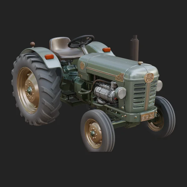Vintage Tractor Model Design 1