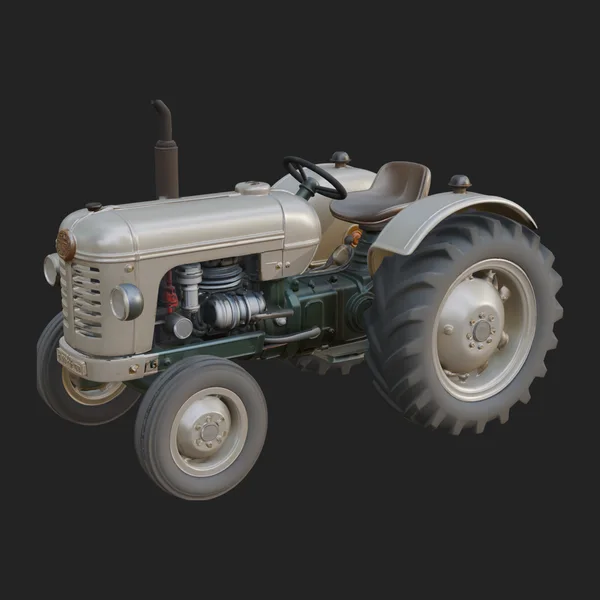 Vintage Tractor Model Design 3