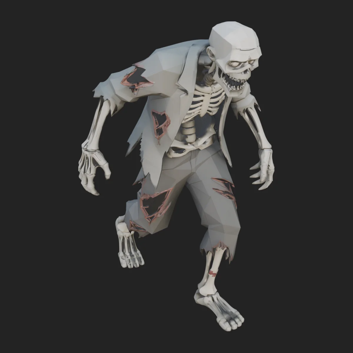 Walking Zombie Statue Design 2