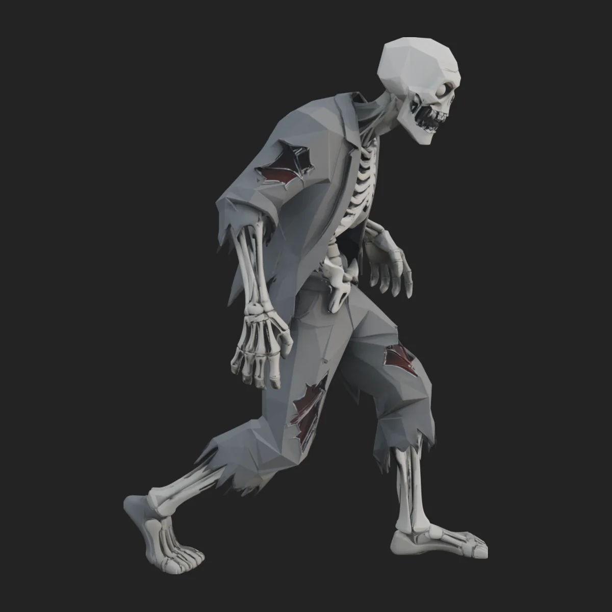 Walking Zombie Statue Design 3