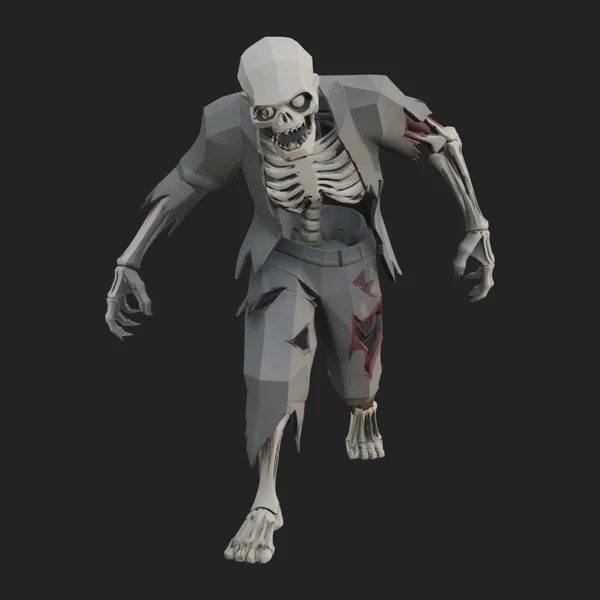 Walking Zombie Statue Design 4