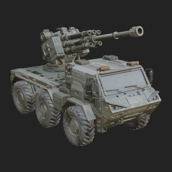 Wheeled Armored Carrier Model Design 11