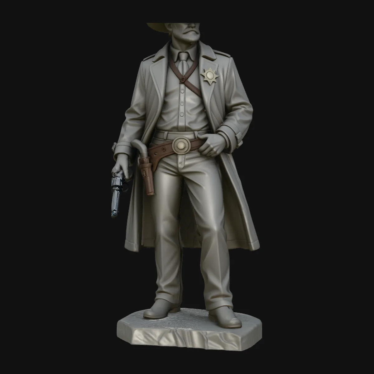 Wild West Sheriff Statue Design 1