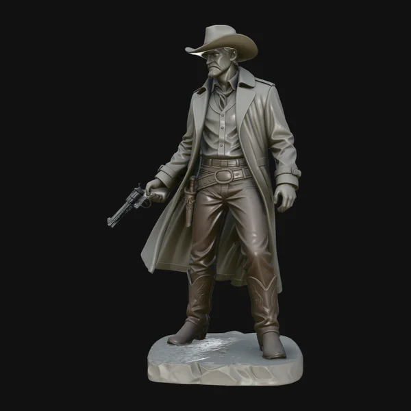 Wild West Sheriff Statue Design 2