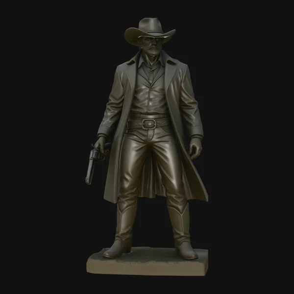 Wild West Sheriff Statue Design 3