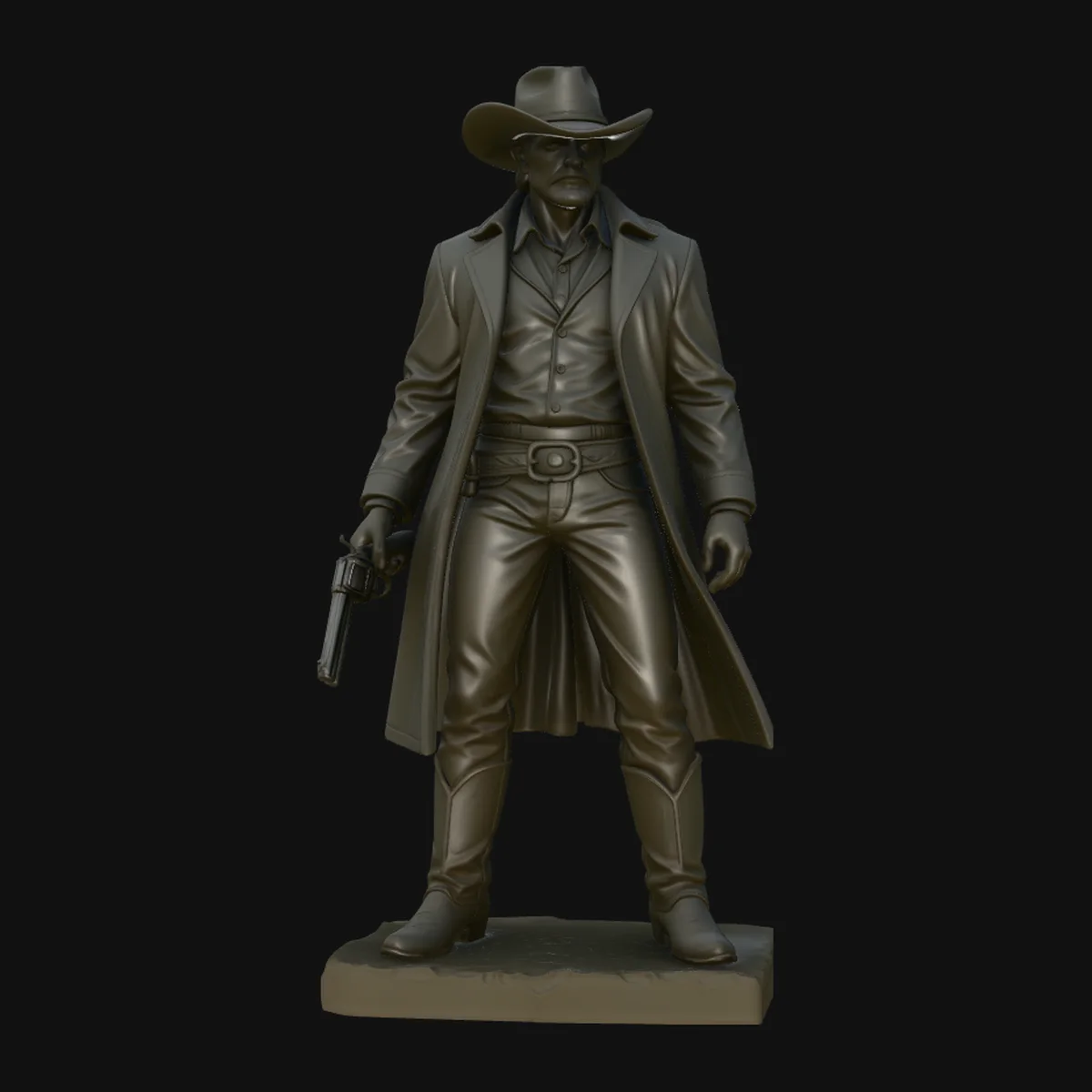 Wild West Sheriff Statue Design 3